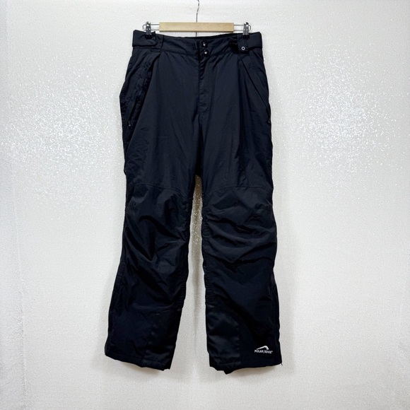 Polar Edge Silver Series Men’s Black Snow Ski Pants Insulated Waterproof - Picture 1 of 12